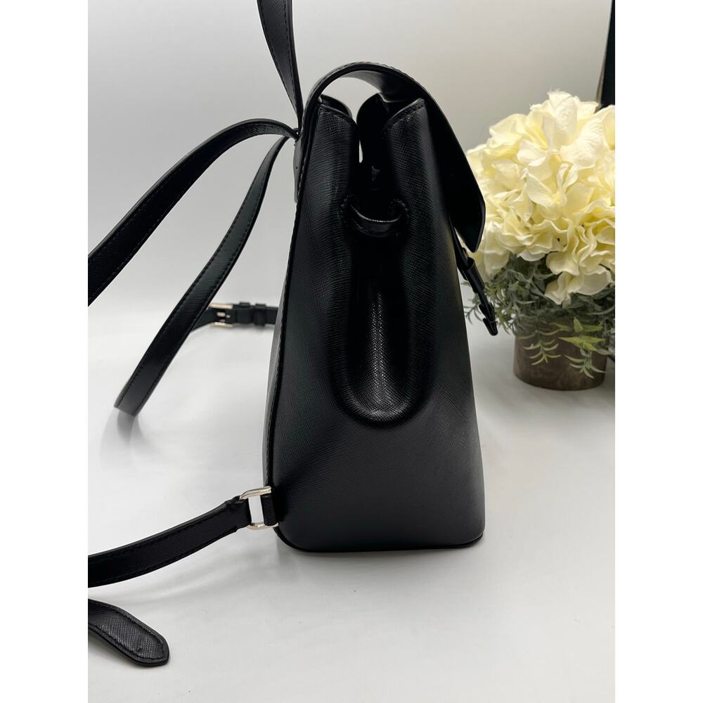 Kate Spade Mulberry Street Small Breezy Black Flap Backpack - Picture 4 of 11
